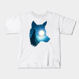 Midnight Wolf Kids T-Shirt